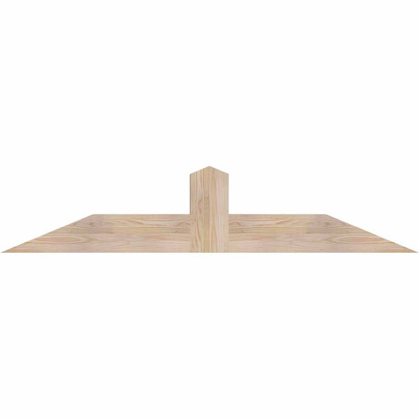 Ekena Millwork Portland Smooth Timber Gable Bracket, Douglas Fir, 60"W x 12"H x 5 1/2"D x 5 1/2"F, 5/12 Pitch GBW060X12X0606POR00SDF - main